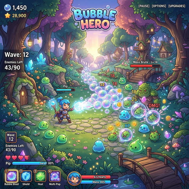 Bubble Hero Gameplay Screenshot